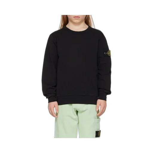 Stone Island Junior Logo Patch Crewneck Sweatshirt