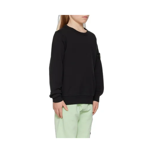 Stone Island Junior Logo Patch Crewneck Sweatshirt