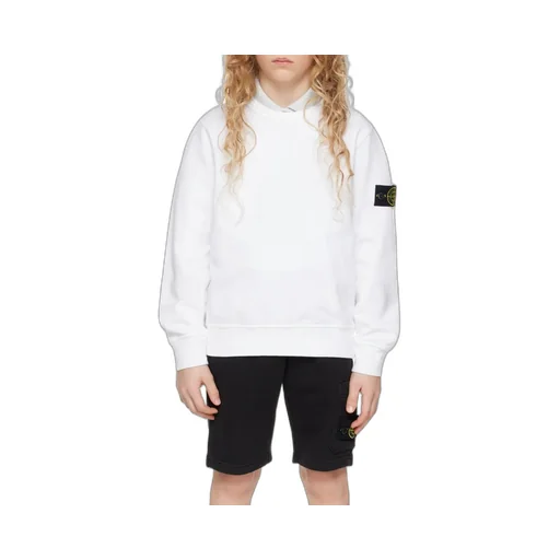 Stone Island Junior Logo Patch Crewneck Sweatshirt