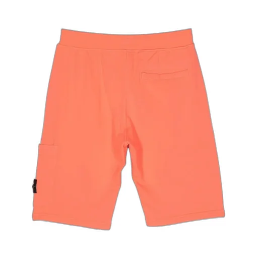 Stone Island Junior Compass-Patch Cargo Track Shorts