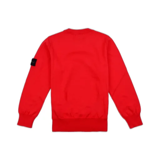 Stone Island Junior Logo-Patch Long-Sleeved Sweatshirt