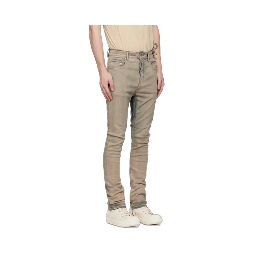 Slim-Cut Cotton Jeans