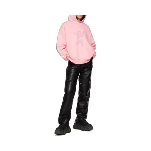 Logo Print Cotton Hoodie