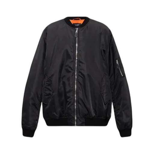 Detached-Print Bomber Jacket