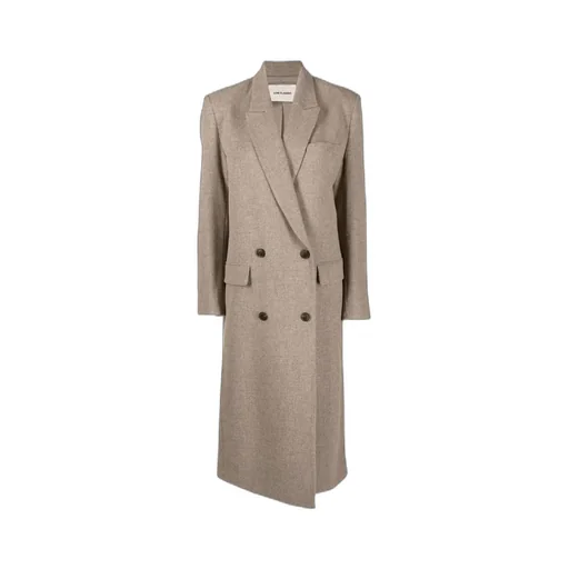 Buttoned-Up Double-Breasted Coat