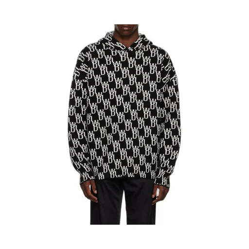 Monogram Knitted Hoodie