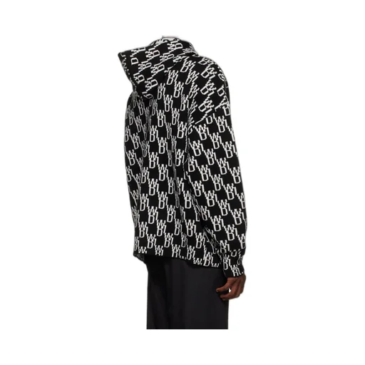 Monogram Knitted Hoodie