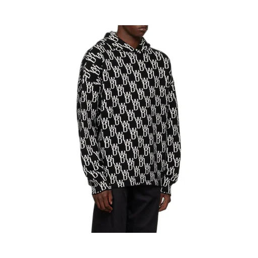 Monogram Knitted Hoodie