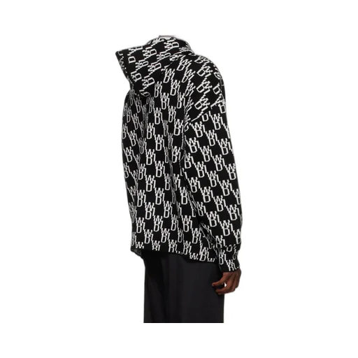 Monogram Knitted Hoodie