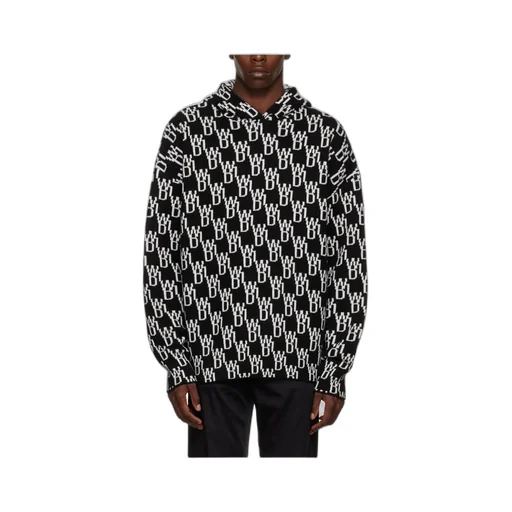 Monogram Knitted Hoodie