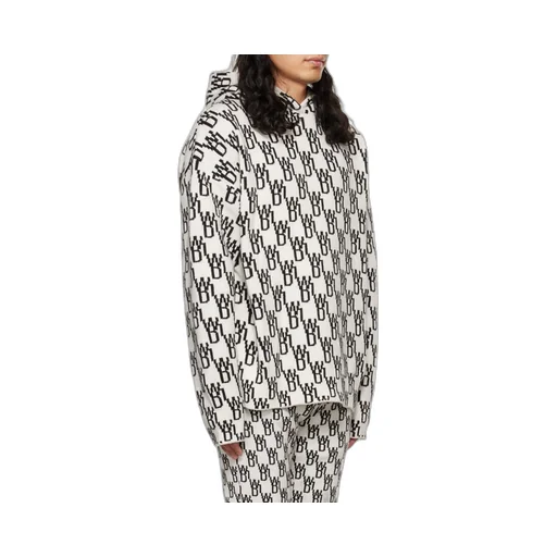 Monogram Knitted Hoodie