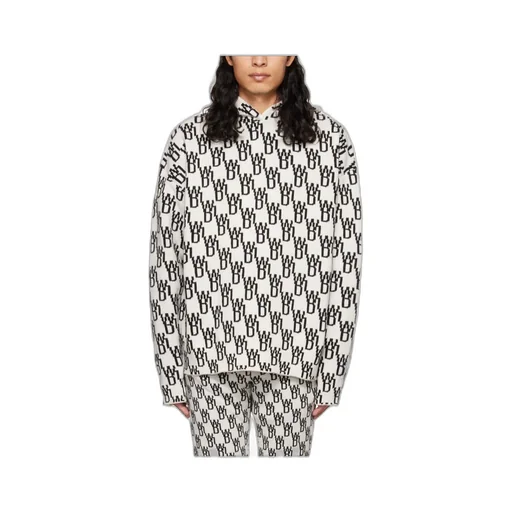 Monogram Knitted Hoodie