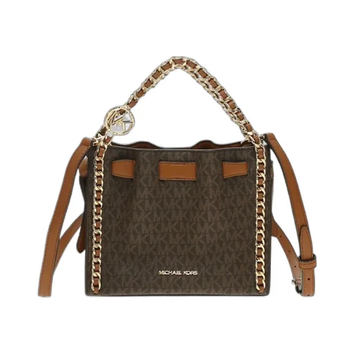 Mina Small Logo Chain Satchel Bag