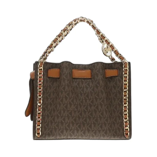 Mina Small Logo Chain Satchel Bag