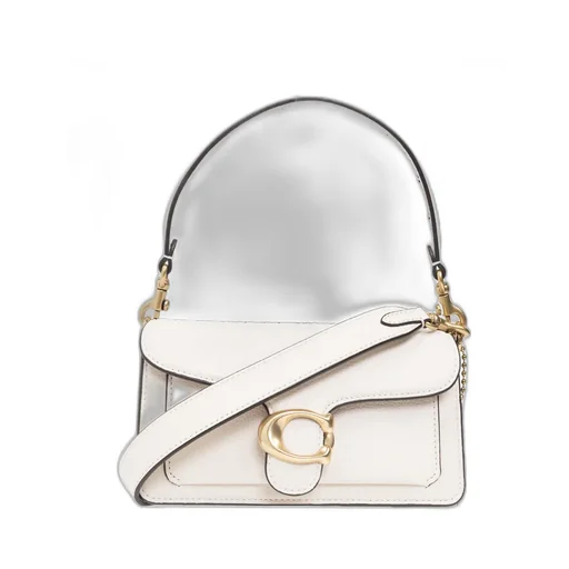 Coach Tabby Logo Plaque Shoulder Bag