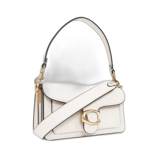 Coach Tabby Logo Plaque Shoulder Bag