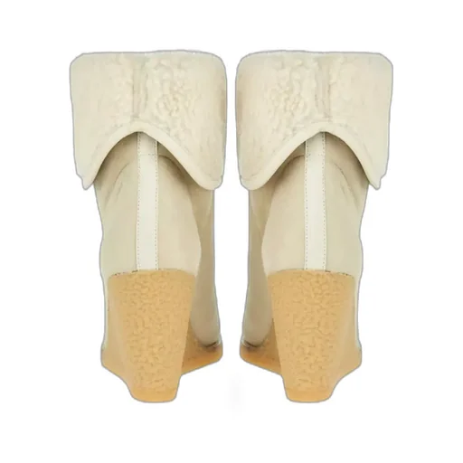 Logo Wedges Ankle Boots