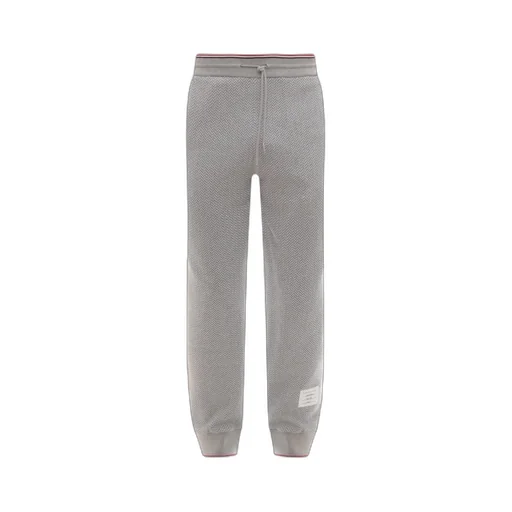 Thom Browne Logo Patch Drawstring Track Pants