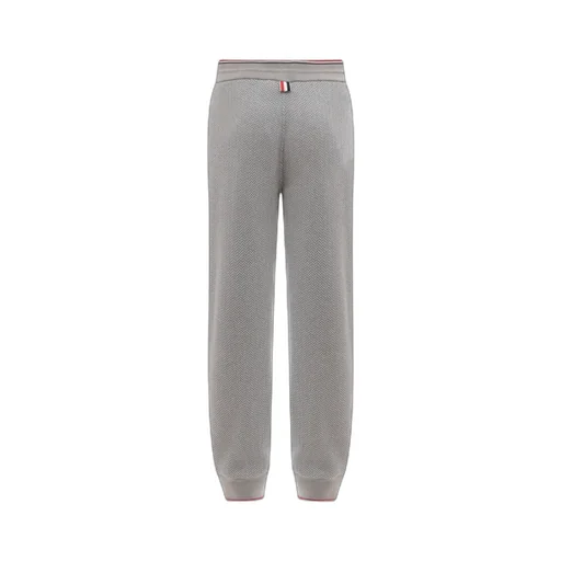 Thom Browne Logo Patch Drawstring Track Pants