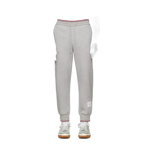 Thom Browne Logo Patch Drawstring Track Pants