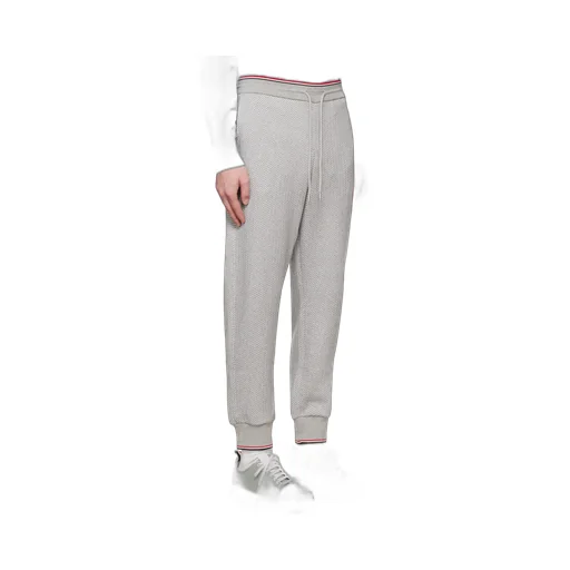Thom Browne Logo Patch Drawstring Track Pants