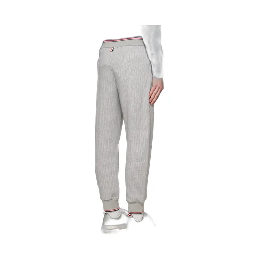 Thom Browne Logo Patch Drawstring Track Pants