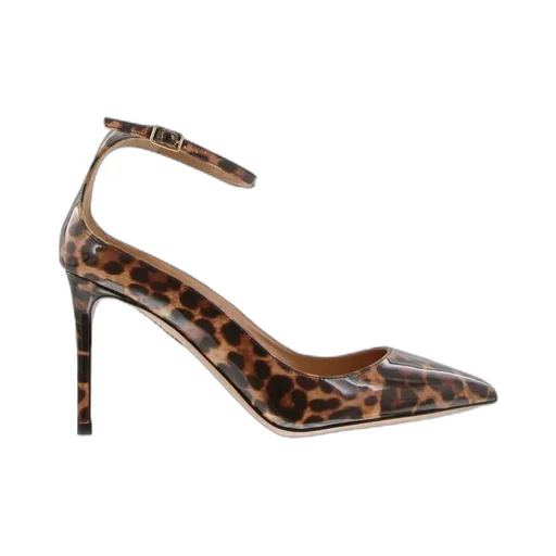 Aquazzura Pointed Toe Leopard Pattern Pumps