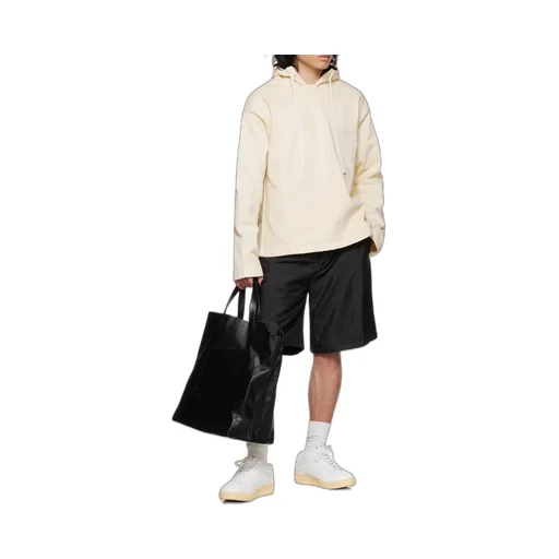 Logo-Patch Long-Sleeve Hoodie