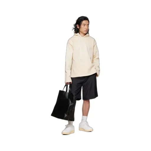 Logo-Patch Long-Sleeve Hoodie