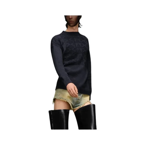 Textured Knit Sweater