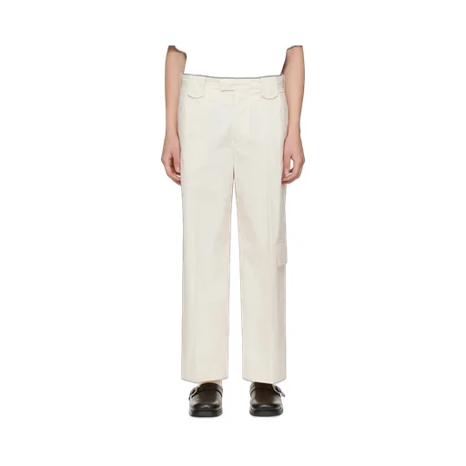 Utility Pocket Wide-Leg Trousers