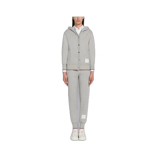 Herringbone Pattern Track Trousers