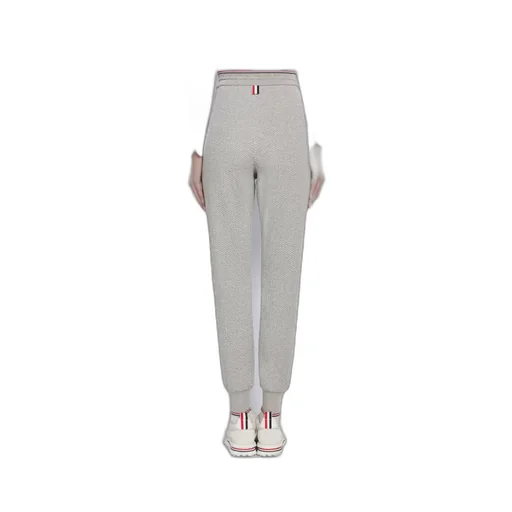 Herringbone Pattern Track Trousers