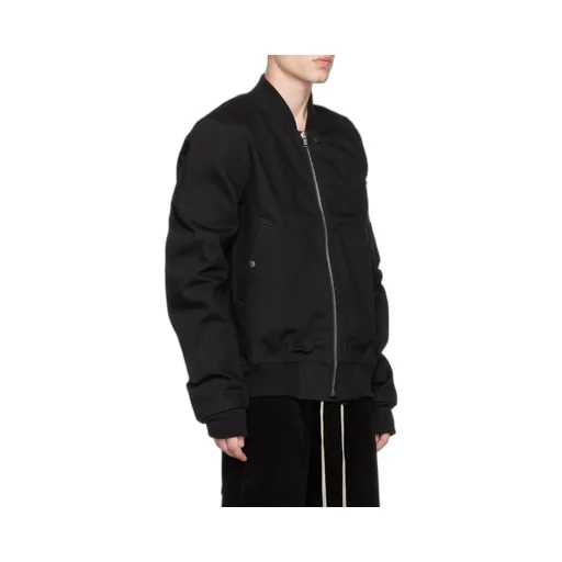 Logo Zipper Baseball Jacket