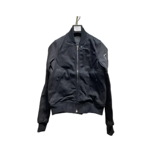 Logo Zipper Baseball Jacket