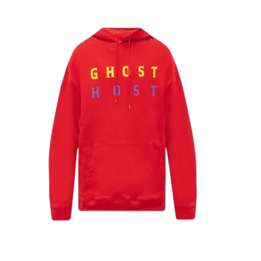 Raf Simons Ghost Printed Drawstring Hoodie
