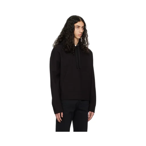 Drop-Shoulder Drawstring Hoodie