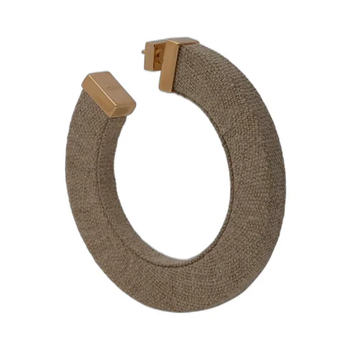 Large Fabric Hoop Earrings