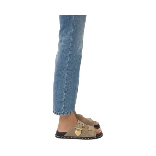 Chloé Buckle-Detailed Slip-On Sandals