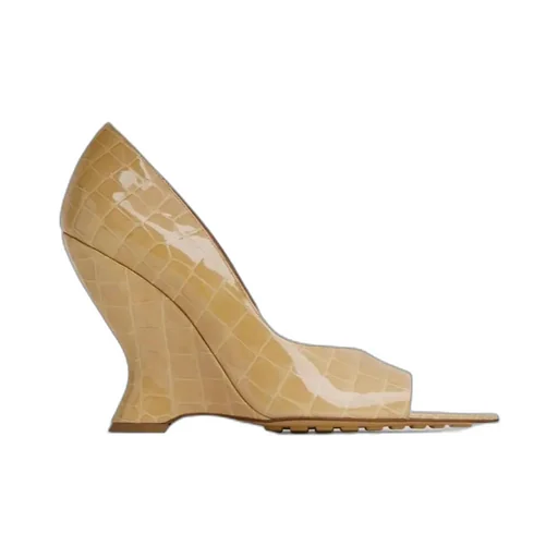 Logo Open-Toed Heels