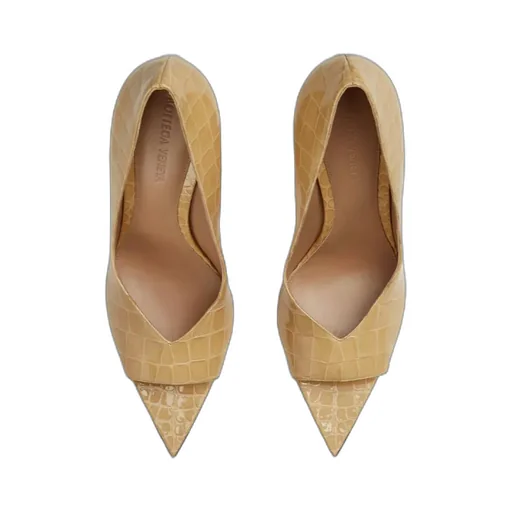 Logo Open-Toed Heels