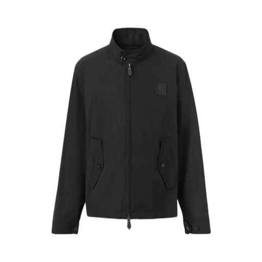 Letter Graphic Appliqué Harrington Jacket