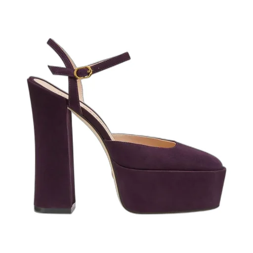 Black Logo High Heels