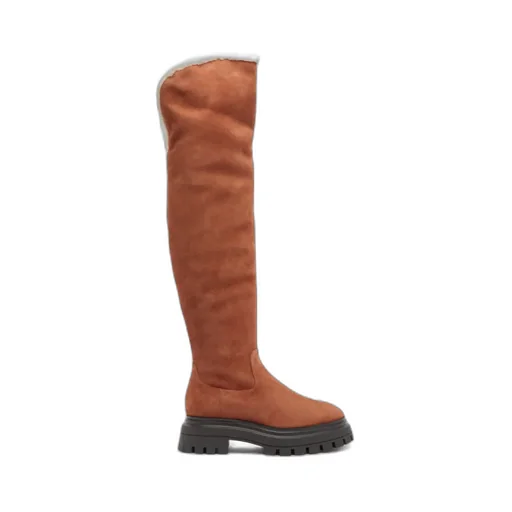 Bedford Suede Thigh-High Boots