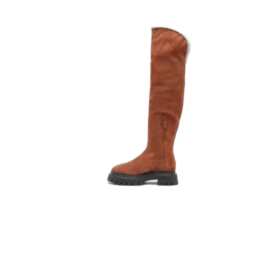 Bedford Suede Thigh-High Boots