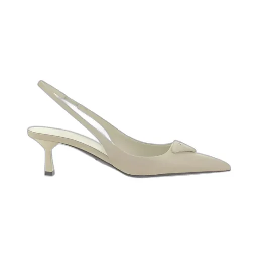 Prada Pointed-Toe Slingback Pumps