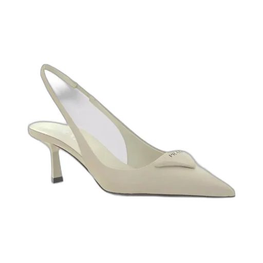 Prada Pointed-Toe Slingback Pumps