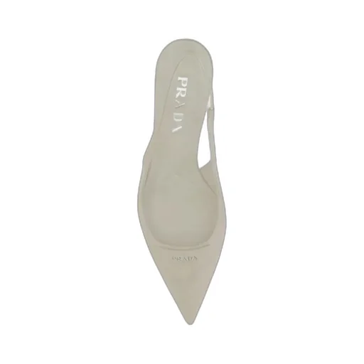 Prada Pointed-Toe Slingback Pumps