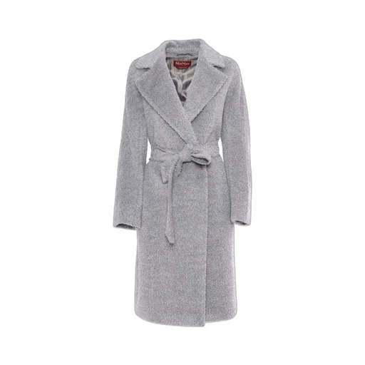 Max Mara Studio Belted Long-Sleeved Coat