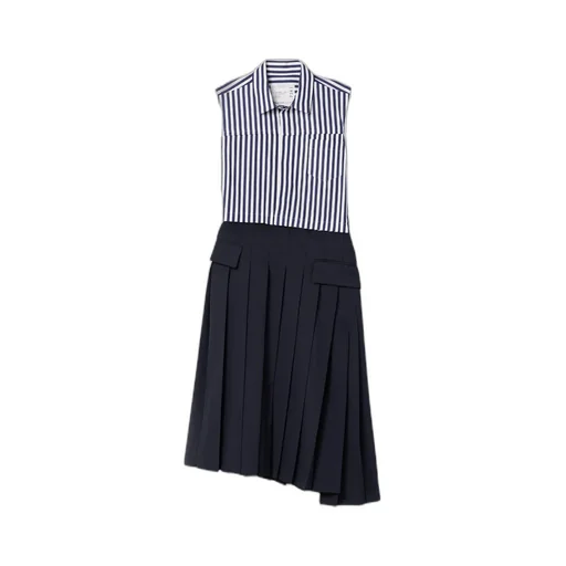 Striped Asymmetrical Dress